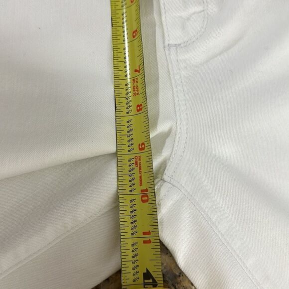 Talbots White High Waist Skinny Leg Ankle Length Jegging Size 8P - Picture 9 of 10
